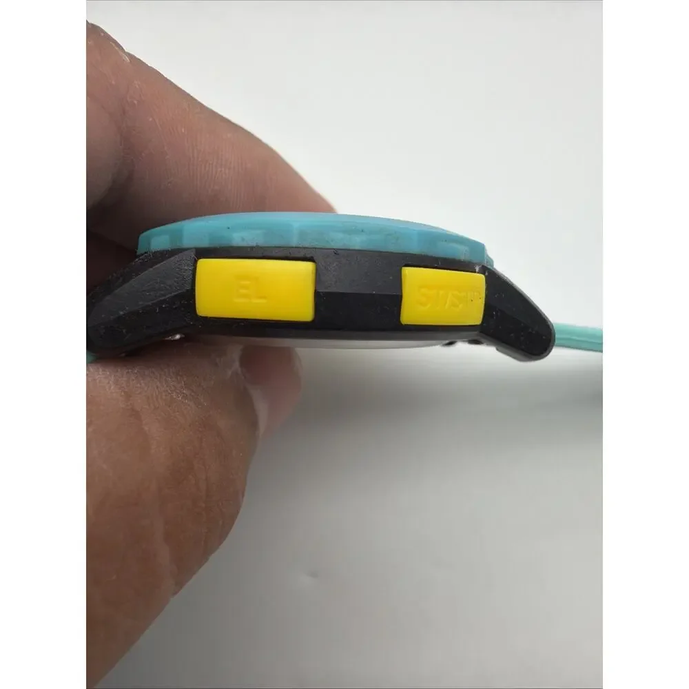 Armitron All Sport Y2K Digital Watch Rare 330ft Water Resistance Neon 40/8274